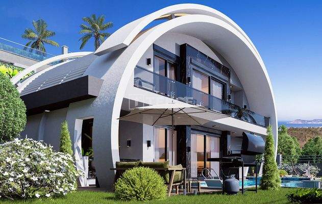 Unique Villas with Private Pool in Alanya Kargıcak
