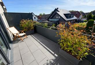 Sonniger Balkon