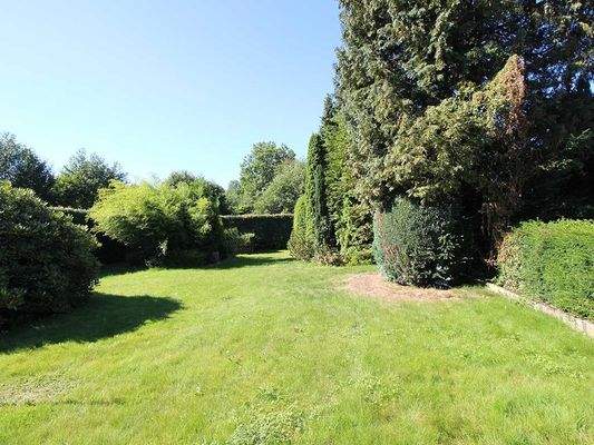 Blick auf das Grundstück