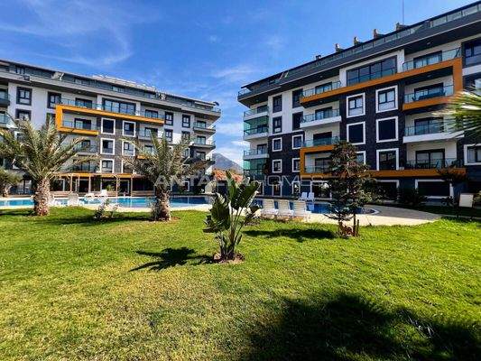 Luxury Properties in a Complex with On-Site Facilities in Alanya