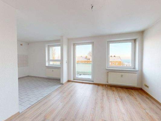 Wohnzimmer und Küche