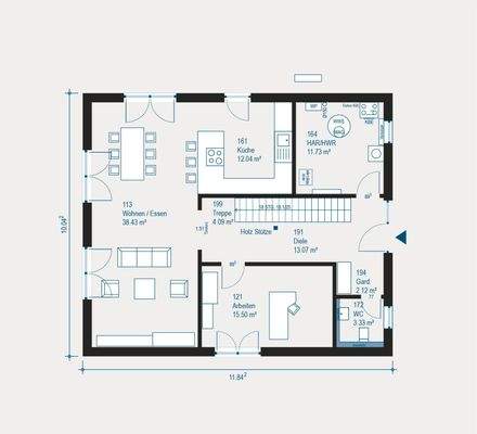 Modernes Einfamilienhaus