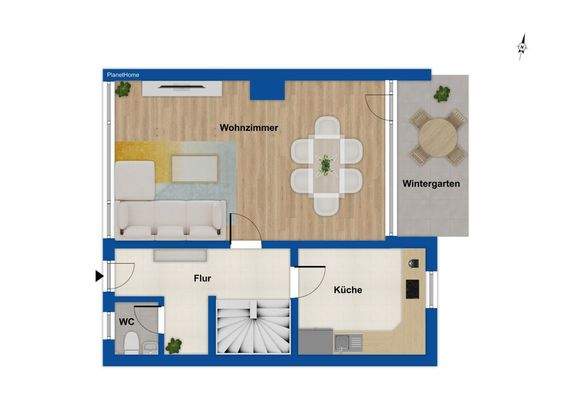 Grundriss Erdgeschoss