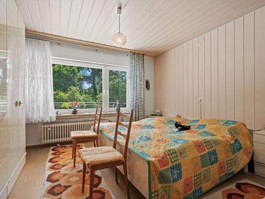 Schlafzimmer Gartengeschoss