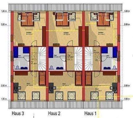 Dachgeschoss der EG-Wohnung Süd 