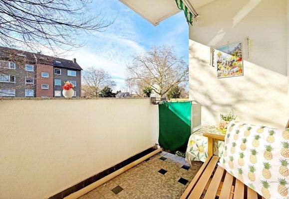 Loggia mit Südwest-Ausrichtung