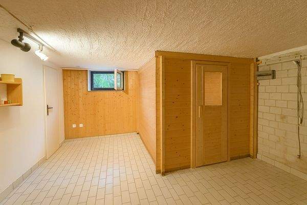 Sauna im Keller