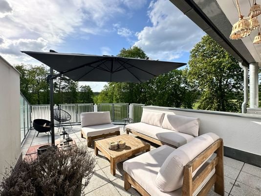 Süd/West Terrasse mit Weitblick