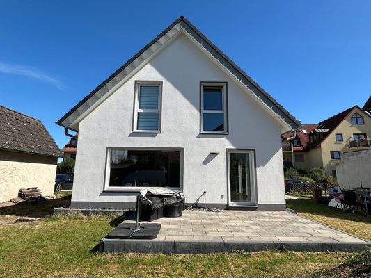 Blick auf die Terrasse