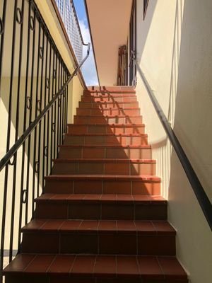 Treppe zur Wohnung