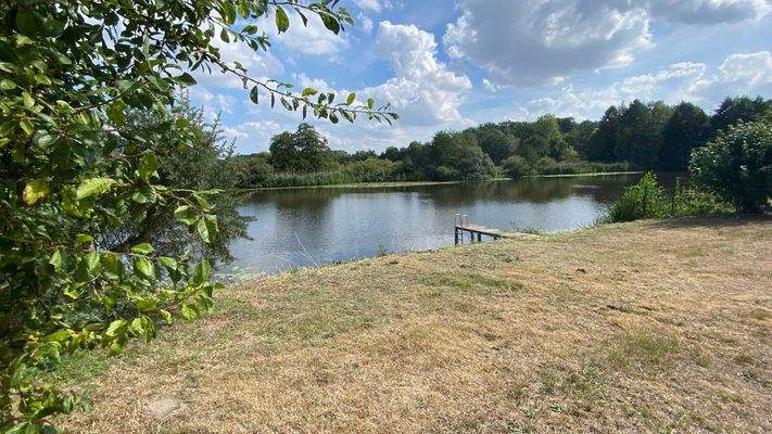 Garten mit Blick auf den See