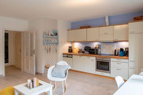 Kleine Wohnung im Obergeschoss