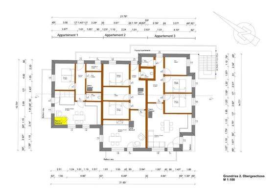 Grundriss 2. Obergeschoss