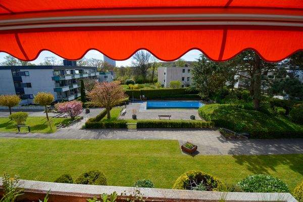 Balkon in Südausrichtung