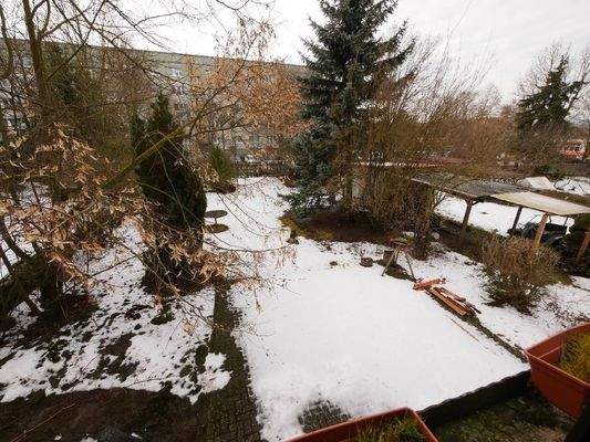  EG | Veranda-Ausblick in den Garten