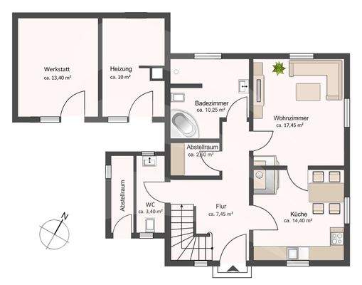 Grundriss Erdgeschoss