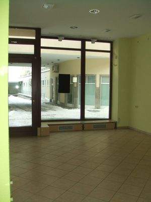 Eingang zum Ladengeschäft