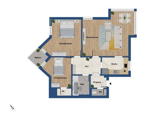 Grundriss 2. Obergeschoss