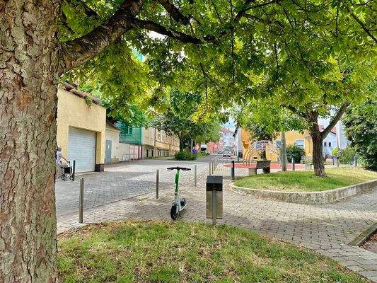 Anliegerbereich vor dem Haus