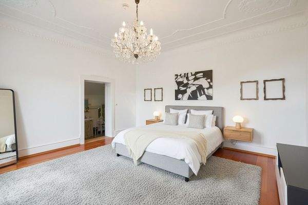 Einrichtungsbeispiel Schlafzimmer, KI-generiert