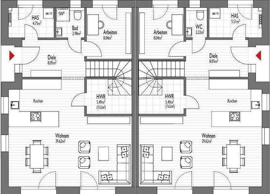 Grundriss Erdgeschoss