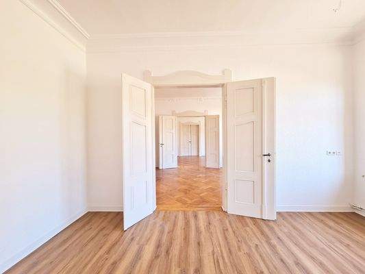 Blick durch alle Zimmer