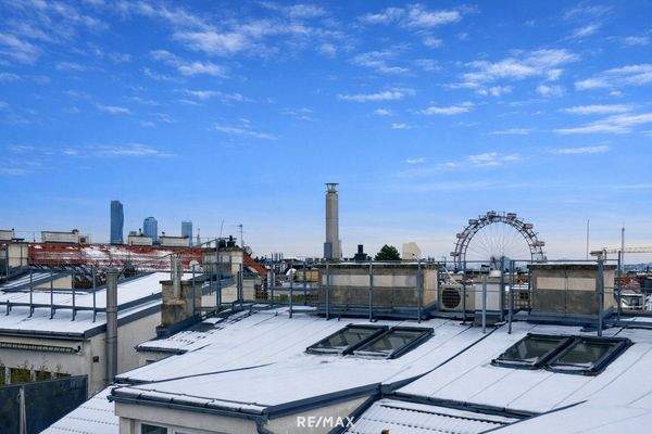 City Blick Terrasse 2 und auf Wiener Riesenrad
