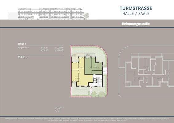 Grundriss Haus 1 Erdgeschoss