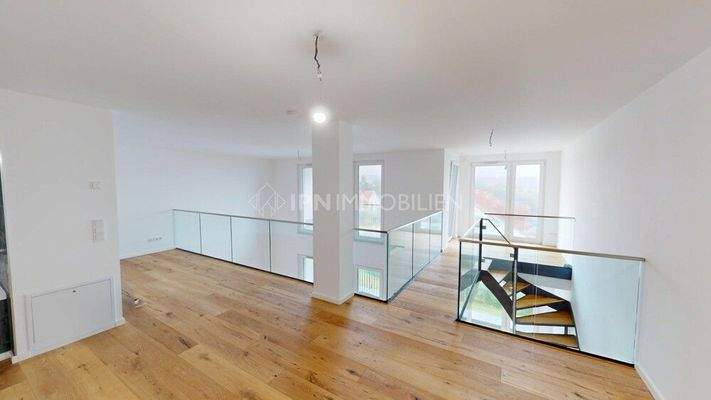 Blick aus dem Schlafbereich