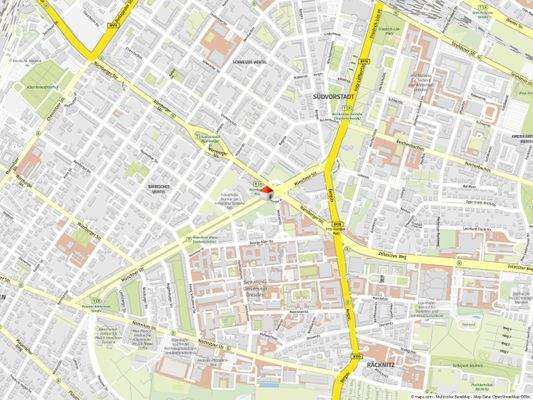 Geolyzer Kartenausschnitt