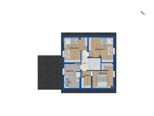 Grundriss Obergeschoss