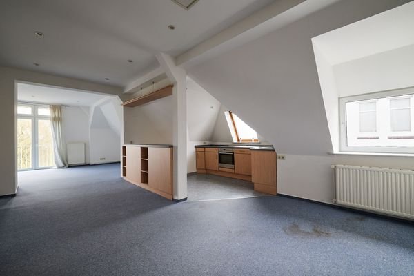 Loft-Wohnung im Dachgeschoss