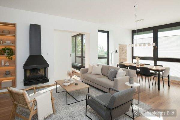 Wohnzimmer visualisiert