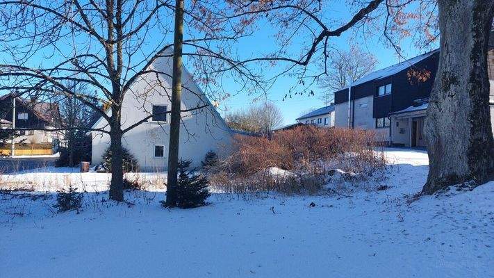 Ansicht auf das Grundstück