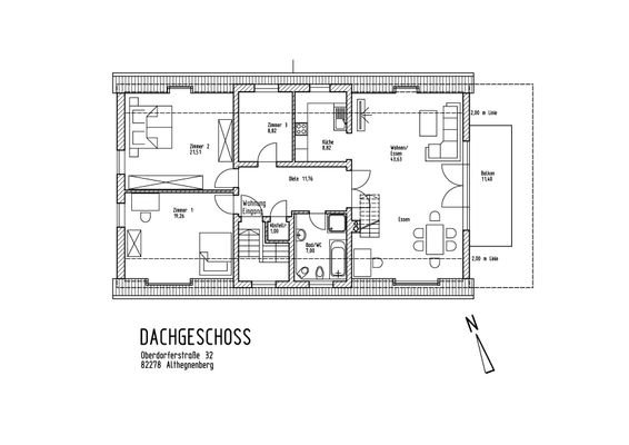 Grundriss Dachgeschoss