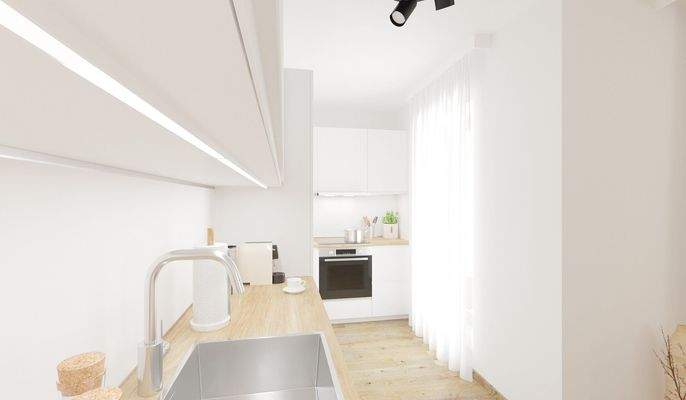 In der offenen Wohnküche lassen sich köstliche Mah