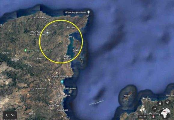 Kreta, Plaka Elounda: Meerblick-Grundstück mit Baulizenz für 1 Luxusvilla und 2 Apartments