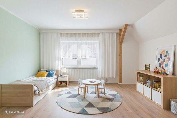„Beispielhafte Modernisierungsvisualisierung“ Kinderzimmer