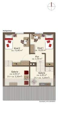 Grundriss Dachgeschoss