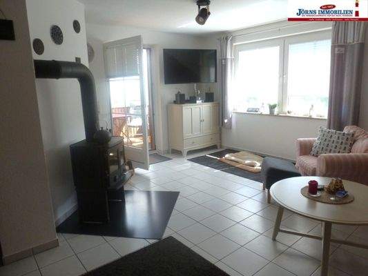 Wohnbereich mit Kamin