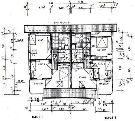 Grundriss Dachgeschoss