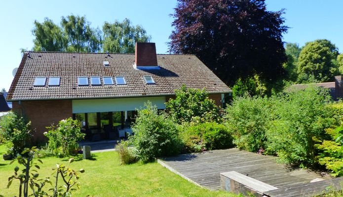 Rückseite des Hauses
