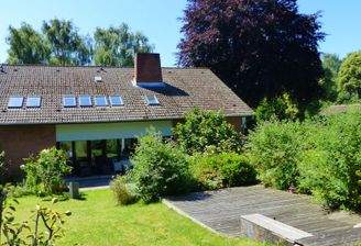 Rückseite des Hauses