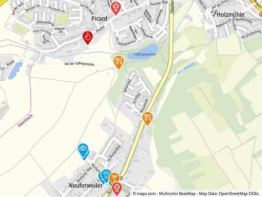 Geolyzer Kartenausschnitt