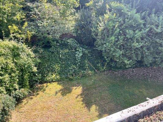 Gartenblick von der Loggia