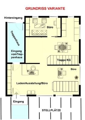 EG-Variante -Grundriss
