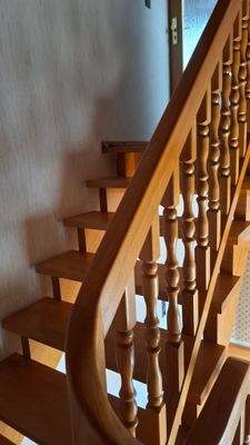 Treppenaufgang zu Speicher