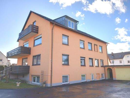 Ansicht WE oben mit Balkon