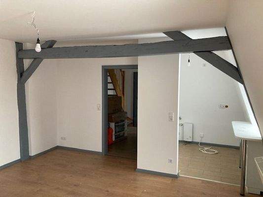 Wohnraum mit Küchenabteil