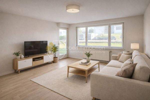 Visualisierung Wohnzimmer EG